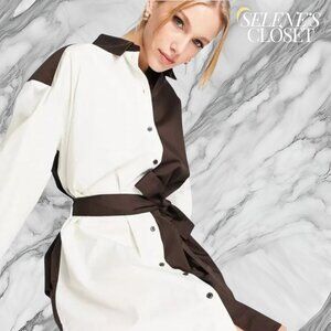 [She's Classic] & Other Stories Colorblock Shirt Dress
